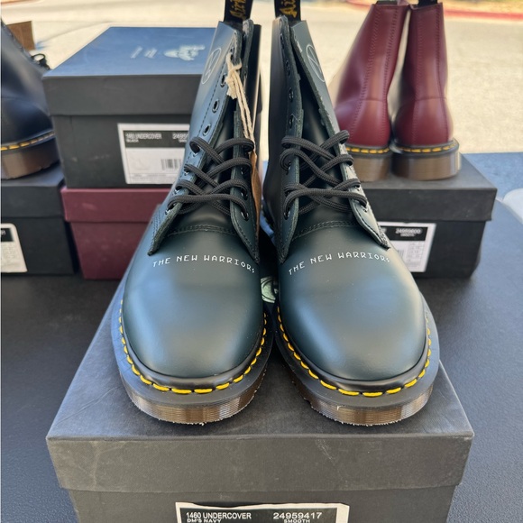 Dr. Martens 1460 Undercover Navy Smooth Leather Boots
MADE IN ENGLAND